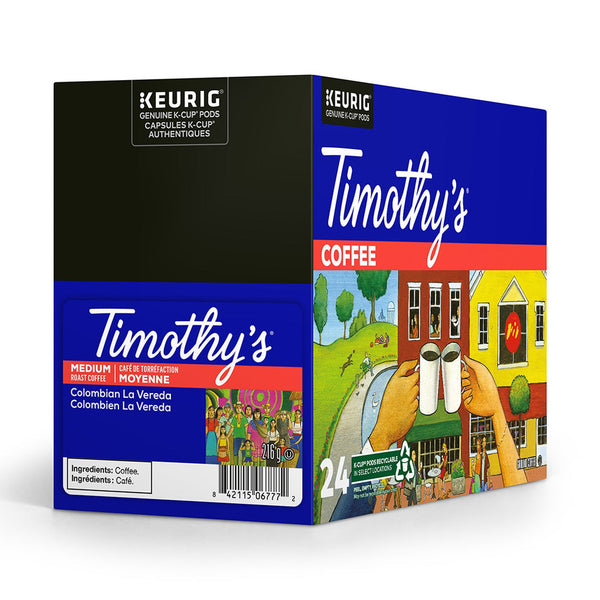 Timothy's Colombian La Vereda K-Cup® Pods 24 Pack