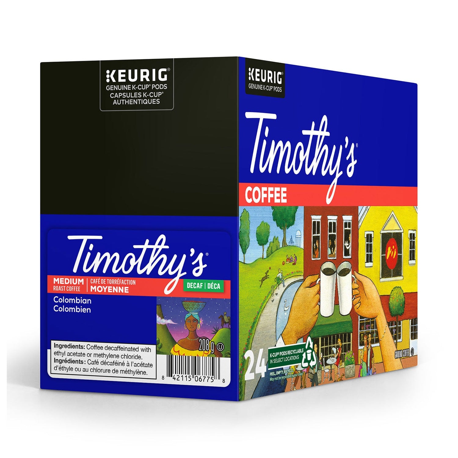 Timothy's Decaf Colombian K-Cup® Pods 24 Pack