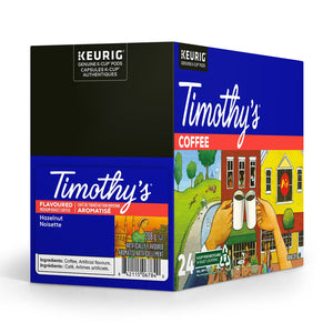 Timothy's Hazelnut K-Cup® Pods 24 Pack