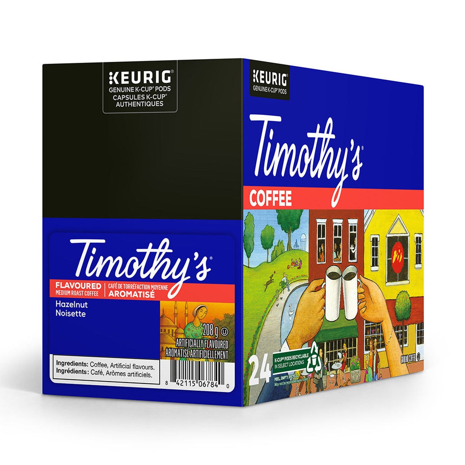 Timothy's Hazelnut K-Cup® Pods 24 Pack