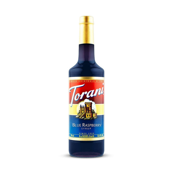 Torani Blue Raspberry Syrup, 750ml Plastic Bottle