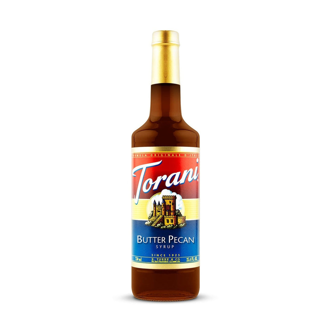 Torani Butter Pecan Syrup 750ml Glass Bottle