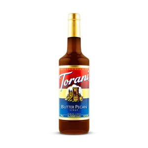 Torani Butter Pecan Syrup 750ml Glass Bottle