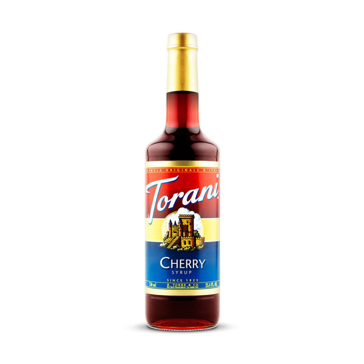 Torani Cherry Syrup, 750ml Plastic Bottle