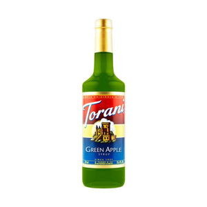Torani Green Apple Syrup, 750ml Glass Bottle
