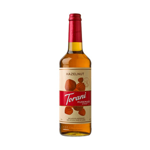 Torani Hazelnut Puremade Syrup 750ml Glass Bottle