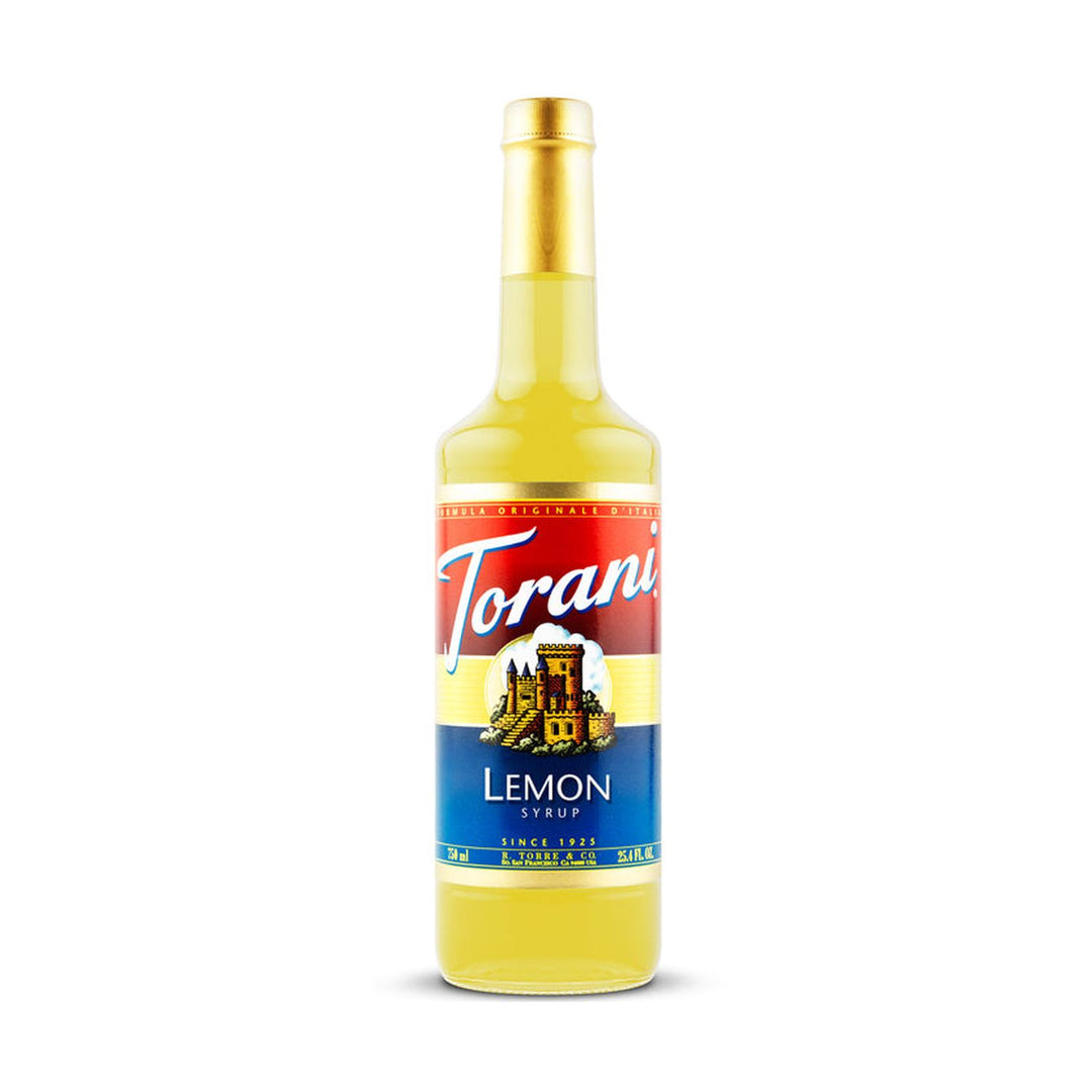 Torani Lemon Syrup 750ml Glass Bottle