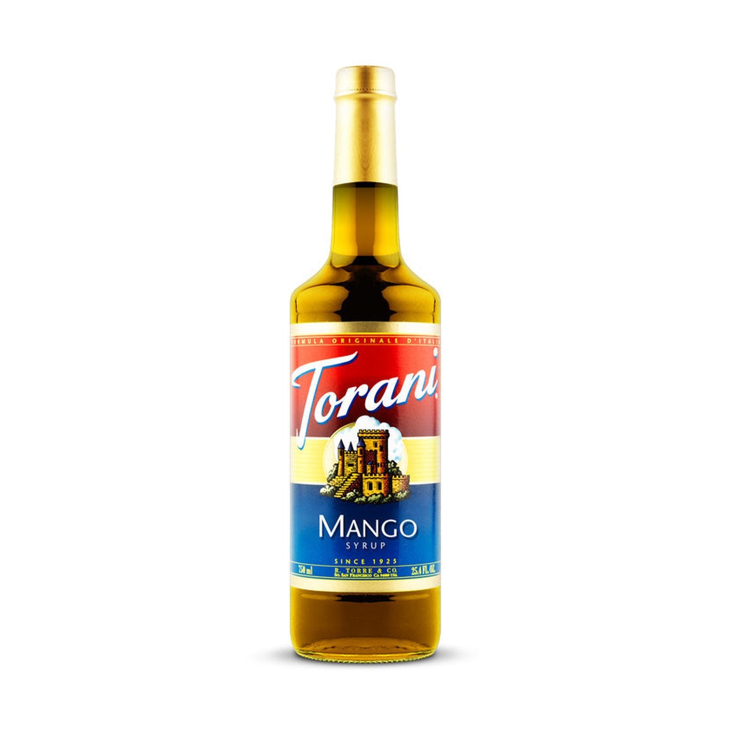 Torani Mango Syrup, 750ml Glass Bottle