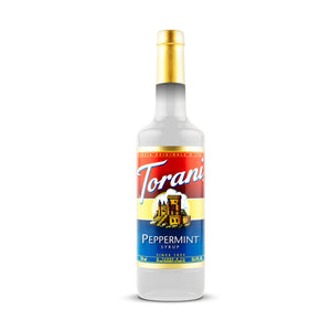 Torani Peppermint Syrup, 750ml Plastic Bottle