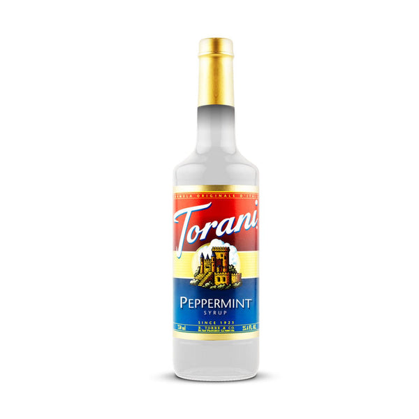 Torani Peppermint Syrup, 750ml Plastic Bottle
