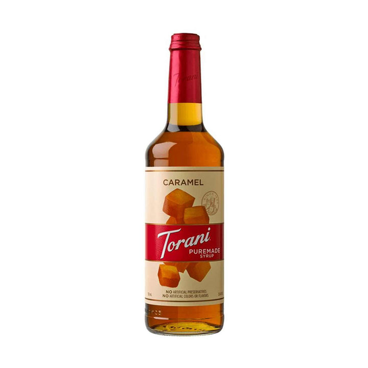 Torani Puremade Caramel Syrup 750ml Glass Bottle