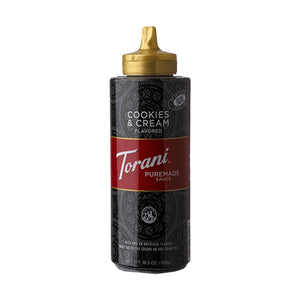 Torani Puremade Cookies & Cream Sauce, 16.5 oz