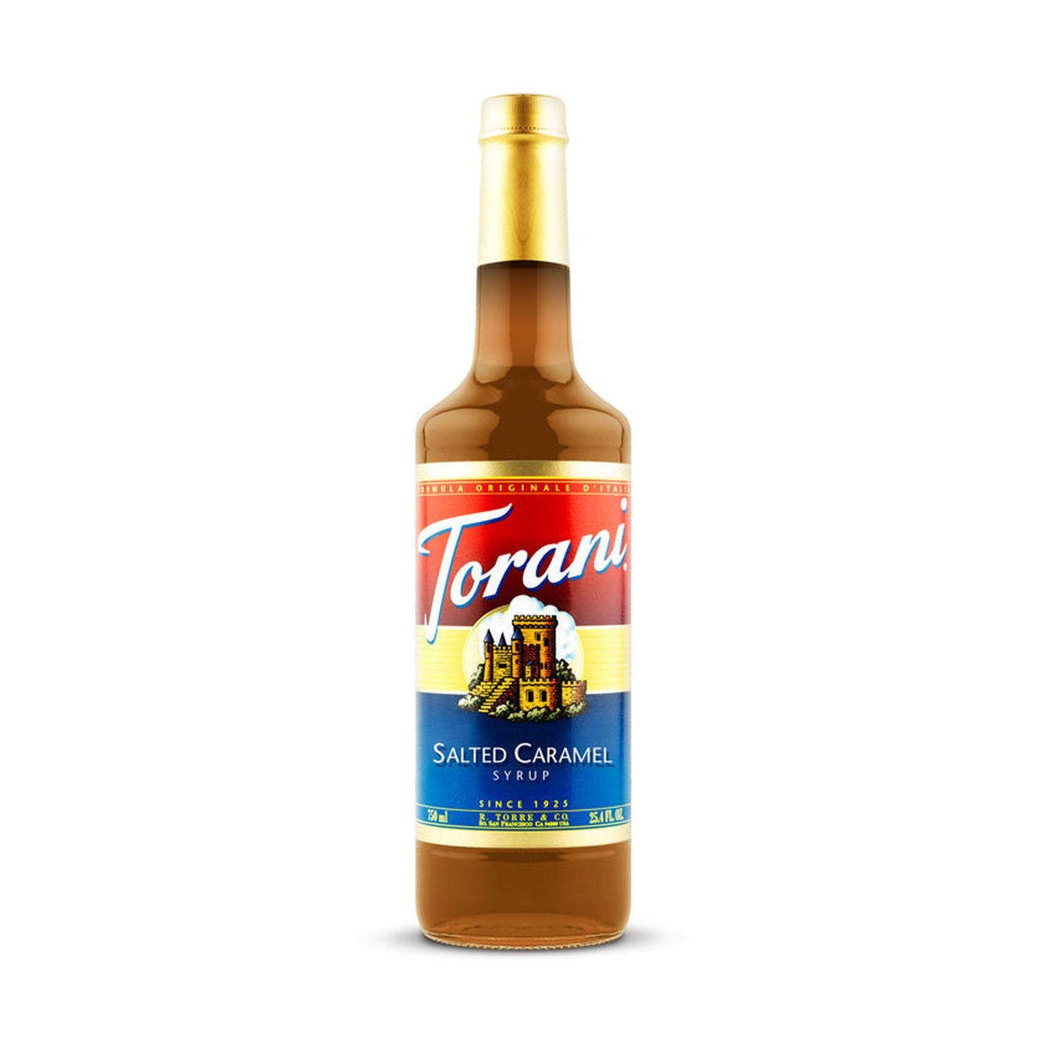 Torani Salted Caramel Syrup, 750ml Plastic Bottle
