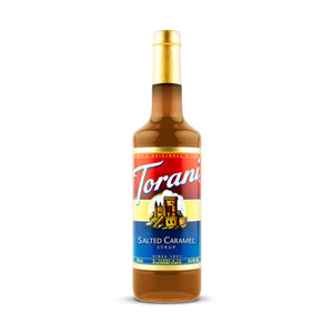 Torani Salted Caramel Syrup, 750ml Plastic Bottle