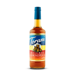 Torani Sugar Free Almond Roca Syrup 750ml Glass Bottle