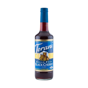 Torani Sugar Free Black Cherry Syrup 750ml Glass Bottle