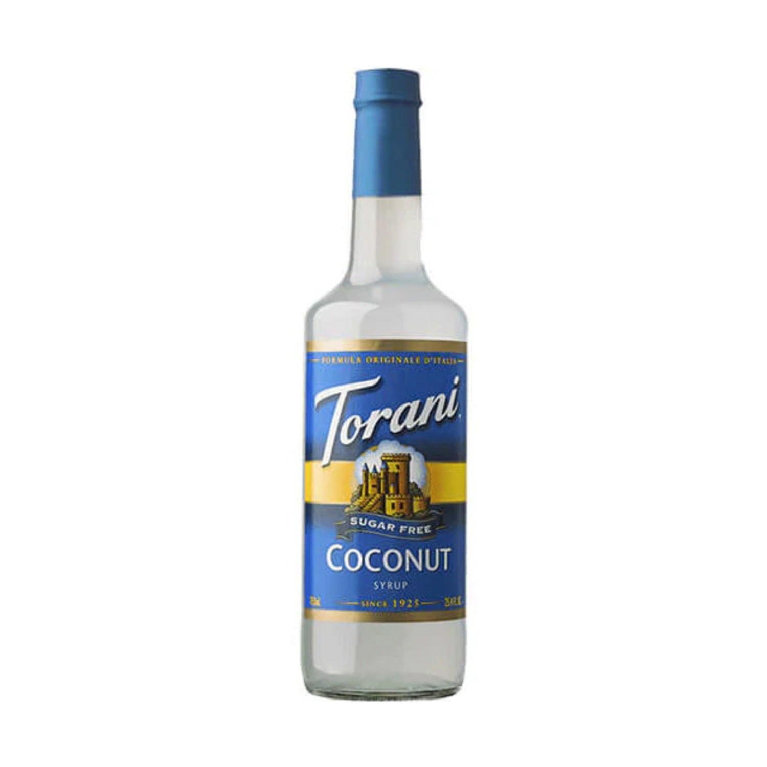 Torani Sugar Free Coconut Syrup, 750ml Plastic Bottle