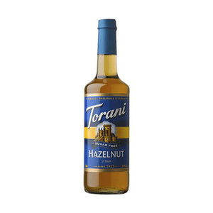 Torani Sugar Free Hazelnut Syrup, 750ml Plastic Bottle