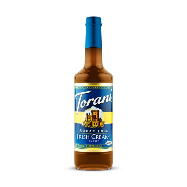 Torani Sugar Free Irish Cream Syrup 750ml Glass Bottle