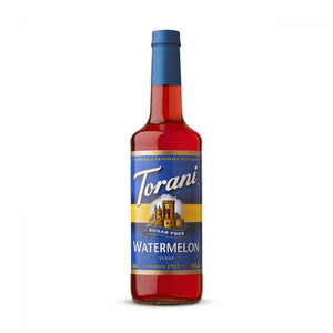 Torani Sugar Free Watermelon Syrup 750ml Glass Bottle
