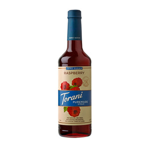 Torani Puremade Zero Sugar Raspberry Syrup, 750 ml