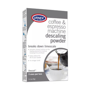 Urnex Dezcal™ Coffee & Espresso Machine Descaling Powder, 3 Pack