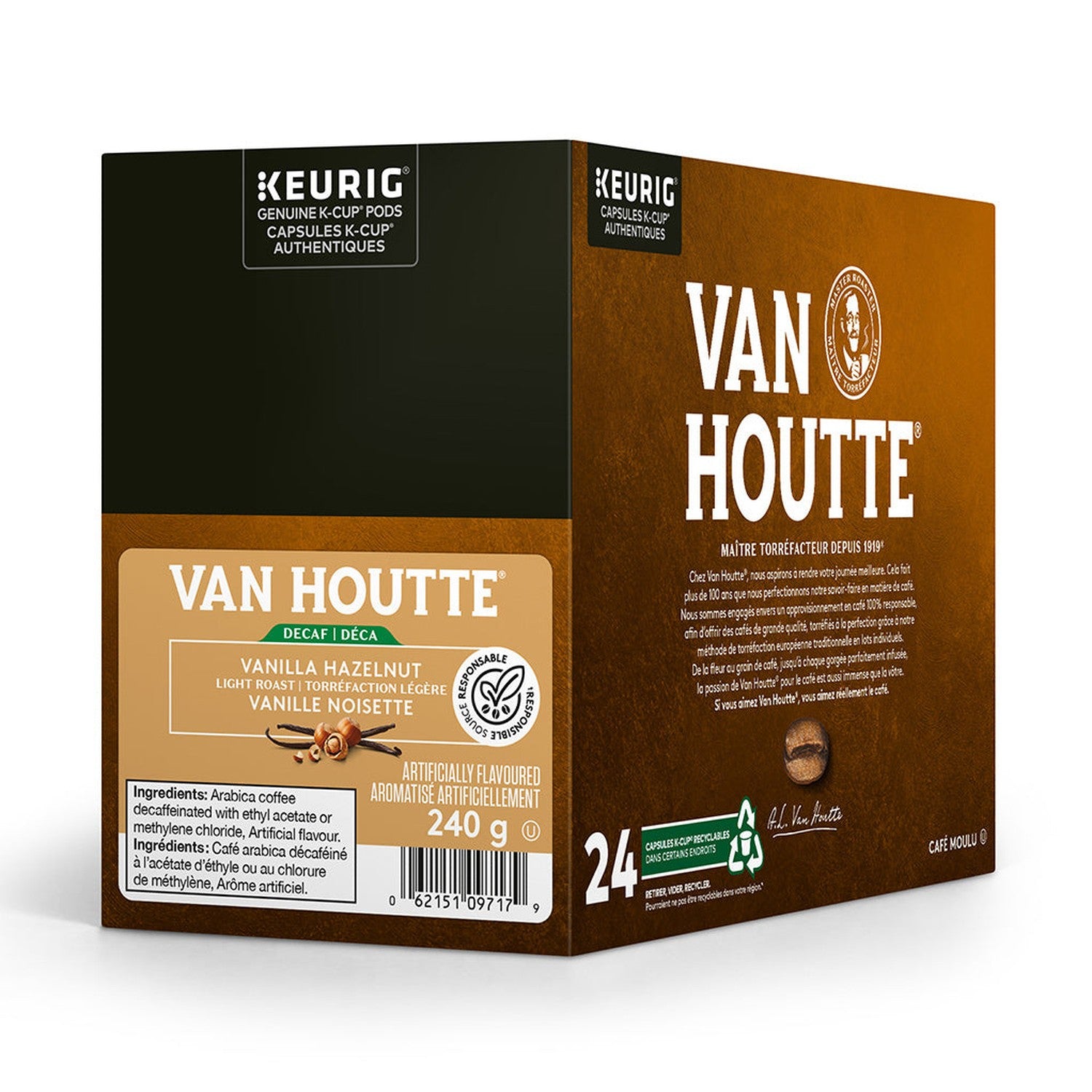 Van Houtte Vanilla Hazelnut Decaf K-Cup® Pods 24 Pack