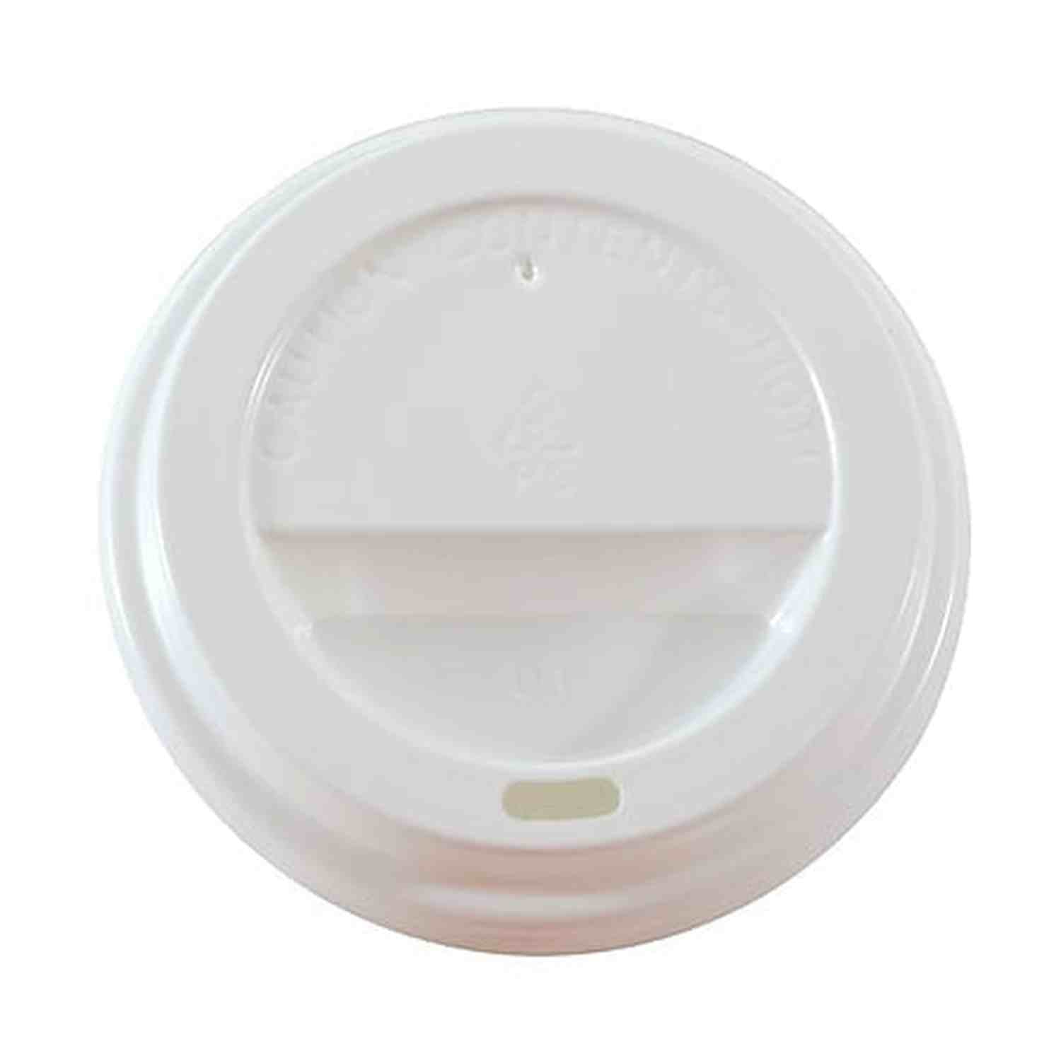 White Dome Lids for 16 oz. Cups, 1200 Case