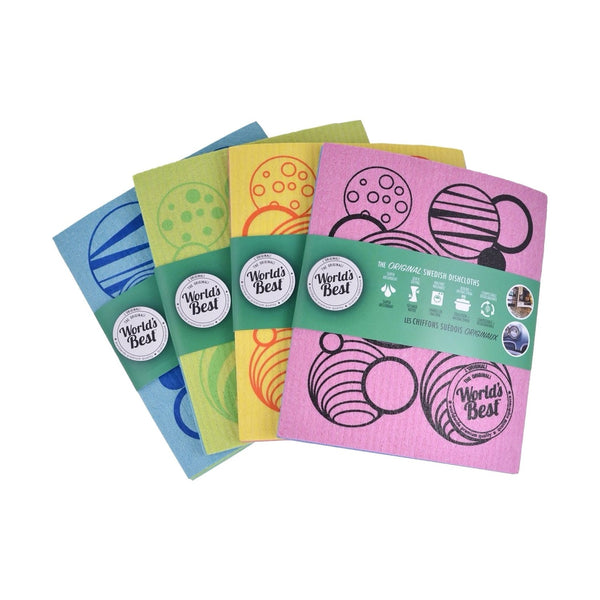 World's Best Swedish Dishcloths, Pack of 3