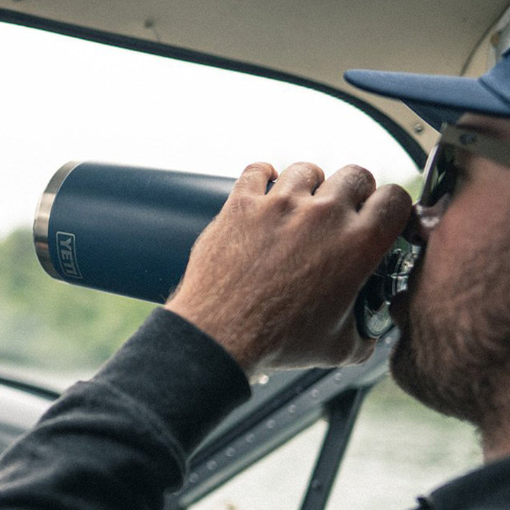 YETI Rambler 18 oz. Bottle with Chug Cap, Navy