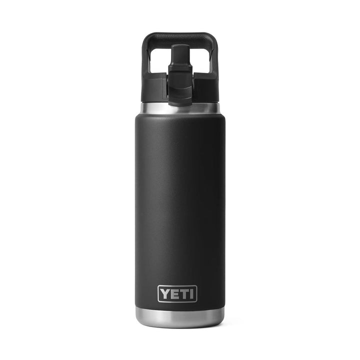 YETI Rambler 26 oz. Bottle With Straw Cap, Black