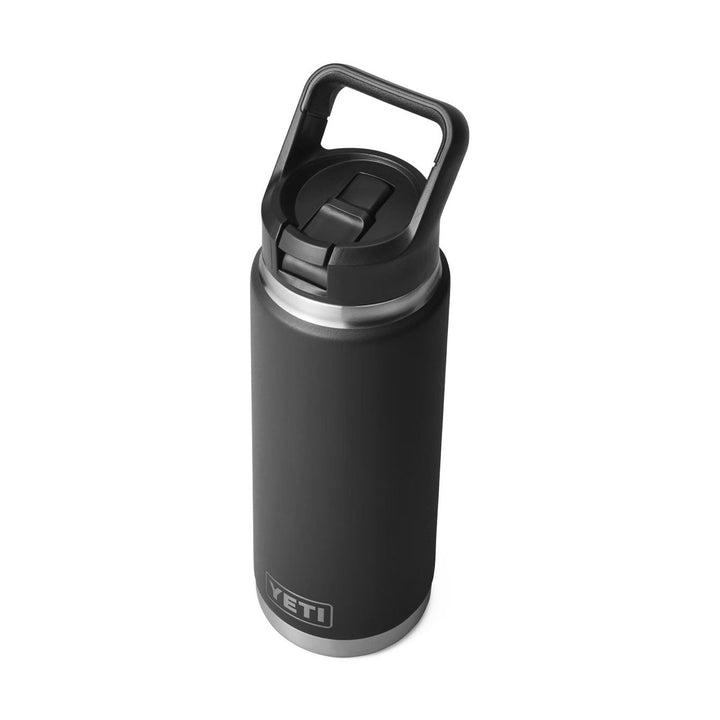 YETI Rambler 26 oz. Bottle With Straw Cap, Black