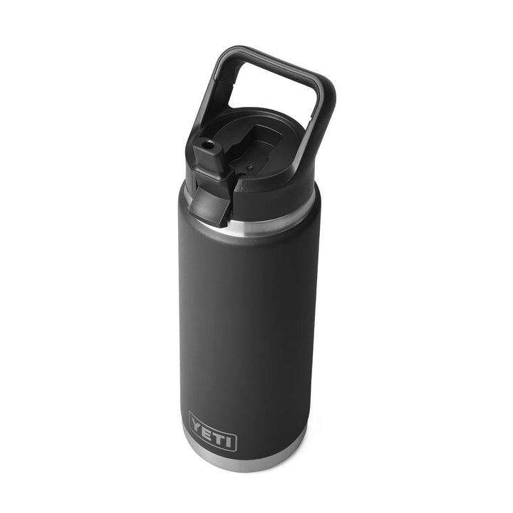 YETI Rambler 26 oz. Bottle With Straw Cap, Black