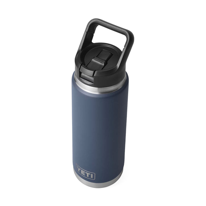 YETI Rambler 26 oz. Bottle With Straw Cap, Navy