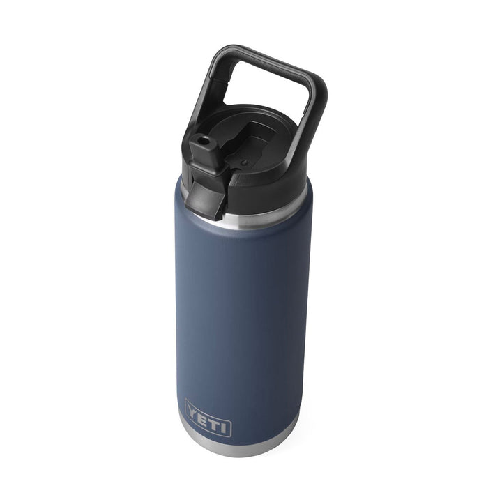 YETI Rambler 26 oz. Bottle With Straw Cap, Navy