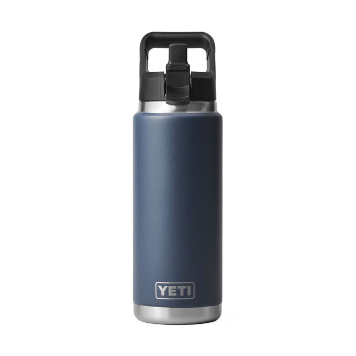 YETI Rambler 26 oz. Bottle With Straw Cap, Navy