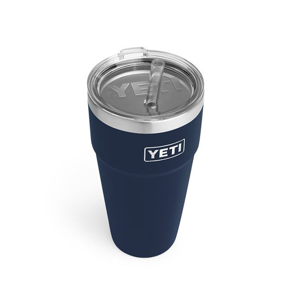 YETI Rambler 26 oz. Stackable Cup with Straw Lid, Navy