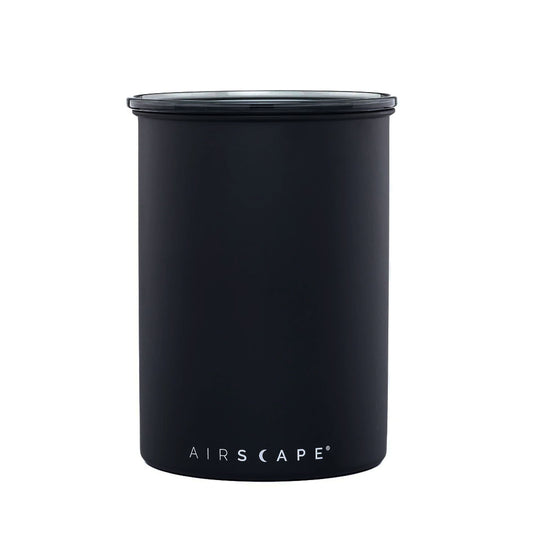 Airscape Classic 1 lb Coffee Canister, Matte Black ECS Coffee