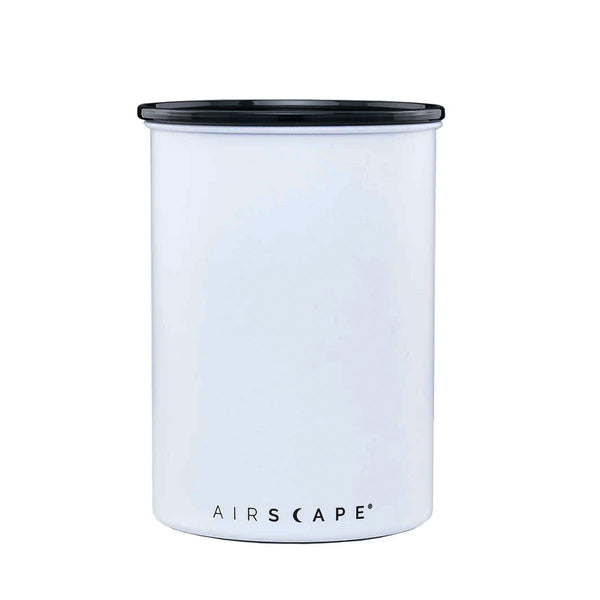 Airscape Classic 1 lb Coffee Canister, Matte White