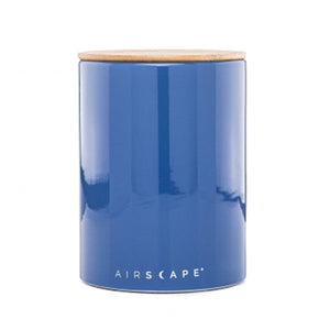 Airscape Ceramic 1 lb Coffee Canister, Cobalt Blue