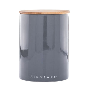 Airscape Ceramic 1 lb Coffee Canister, Slate