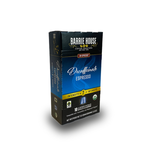 Barrie House Decaffeinato Nespresso Compatible Capsules, 10 Pack