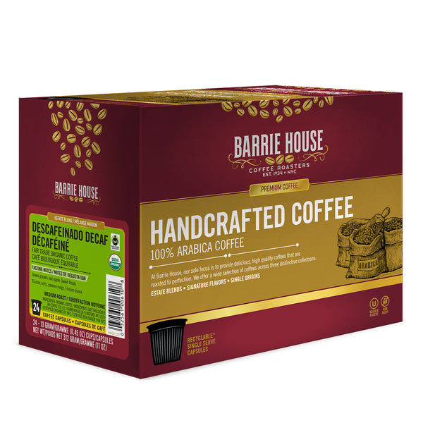 Barrie House Descafeinado Decaf Single Serve Coffee 24 Pack
