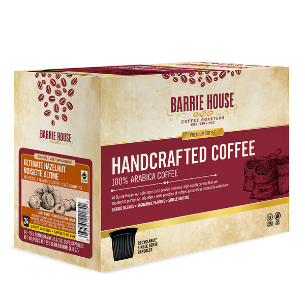 Barrie House Ultimate Hazelnut Single Serve Coffee 24 Pack