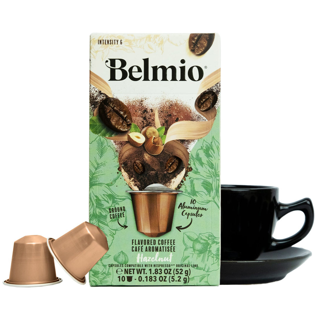 Belmio Hazelnut Nespresso® Compatible Capsules, 10 Pack ECS Coffee