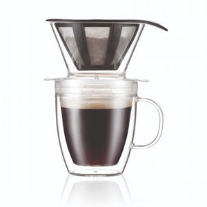 Bodum Pour Over Coffee Dripper Set with Mug, 12 oz