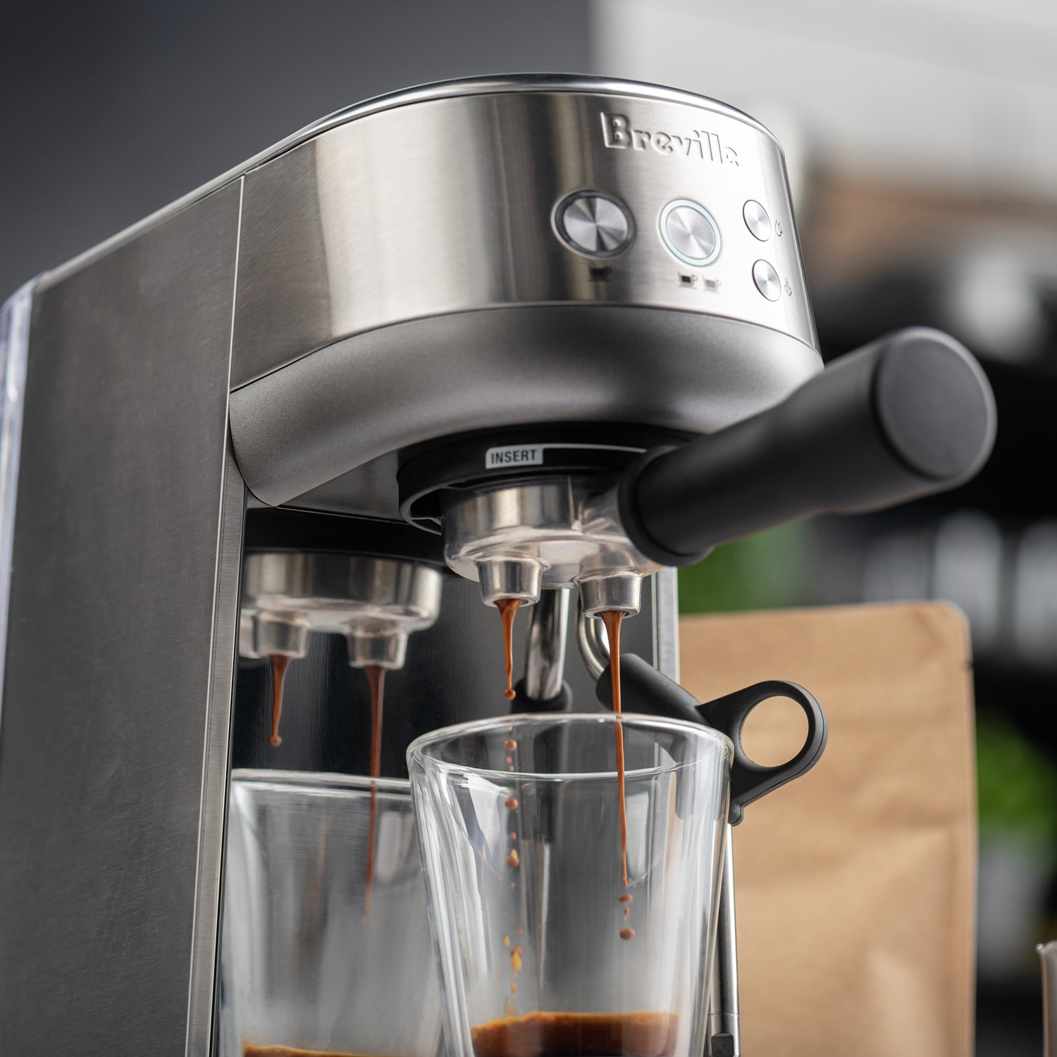 Breville Bambino Automatic Espresso Machine BES450BSS – ECS Coffee