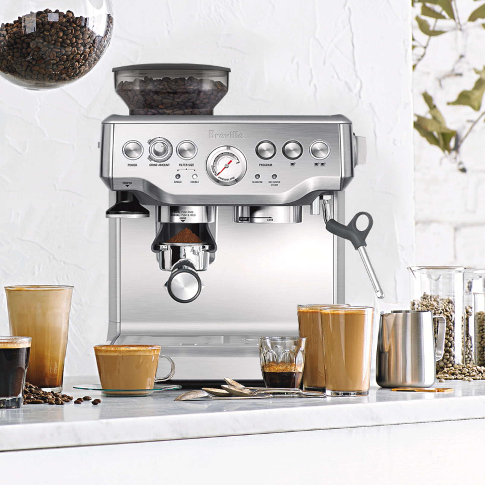 Breville Barista Express Espresso Maker #BES870XL – ECS Coffee