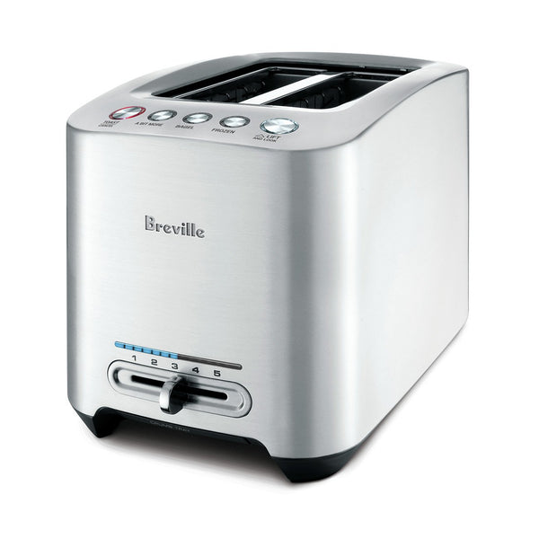Breville Die-Cast 2-Slice Smart Toaster, Brushed Aluminum
