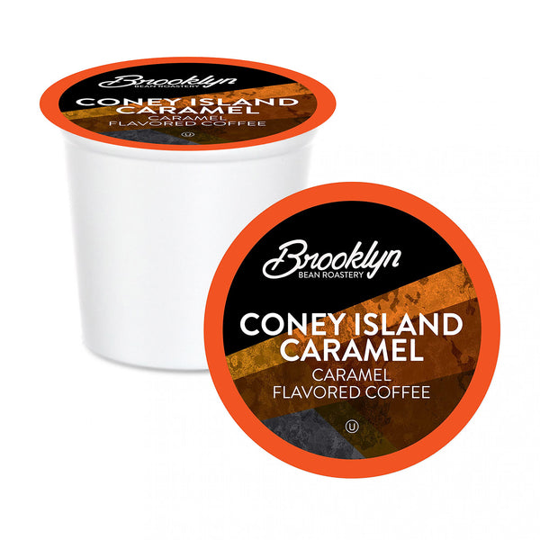 Brooklyn Beans Coney Island Caramel Single Serve Coffee, 40 Pack
